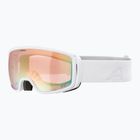Síszemüveg Alpina Bivio QV white matt/ gold