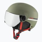 Gyerek sísisak Alpina Zupo Visor Q-Lite olive/ red matt