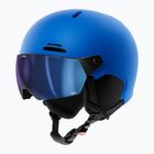 Gyerek sísisak Alpina Zupo 2 Visor Q-Lite blue matt