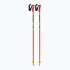 Gyerek síbot LEKI Racing bright red/ black/ neon yellow