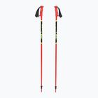 Gyerek síbot LEKI Racing bright red/ black/ neon yellow