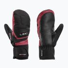 Gyerek síkesztyű LEKI Griffin 3D Junior Mitt black/ rose