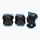 Powerslide Kids Pro Set fekete/kék gyermekvédő szett