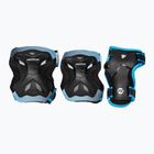 Powerslide Kids Pro Set fekete/kék gyermekvédő szett