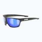 Napszemüveg UVEX Sportstyle 706 black matt/mirror blue