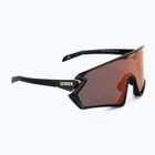 UVEX Sportstyle 231 2.0 P fekete matt/tükör piros kerékpáros szemüveg 53/3/029/2230