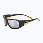 UVEX gyermek napszemüveg Sportstyle 514 fekete matt/tükör ezüst