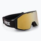 Síszemüveg UVEX Gravity FM black matt/mirror gold orange clear