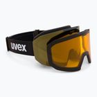 Síszemüveg UVEX Evidnt Attract + case black matt/mirror cooper yellow clear