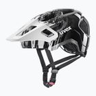 Gyermek kerékpáros sisak UVEX React Jr white/black matt