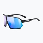 UVEX Sportstyle 237 CV fekete matt/tükörkék napszemüveg