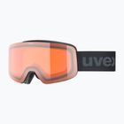 Gyerek síszemüveg UVEX Pwdr LG Jr black matt/orange/clear