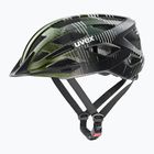 Gyerek kerékpáros sisak UVEX Air Wing 2 CC dark olive/black matt