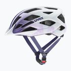 Gyerek kerékpáros sisak UVEX Air Wing 2 CC lilac/white matt