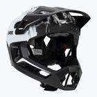 Gyermek kerékpáros sisak UVEX React Fullface Jr black/white matt