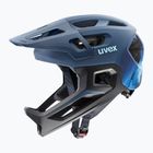 Gyermek kerékpáros sisak UVEX React Fullface Jr dusk blue matt