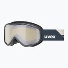 Gyerek síszemüveg UVEX Speedy Nova FM S2 black matt/mirror silver