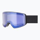 Síszemüveg UVEX Scenic P S0-S4 black matt/mirror blue/pola