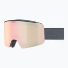 Síszemüveg UVEX Ignite FM S3 black matt/mirror rose