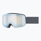 Gyerek síszemüveg UVEX Pwdr FM Jr S2 black matt/mirror sapphire
