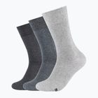 Férfi zokni Skechers Basic 3 pairs light grey melange