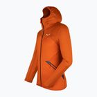 Salewa férfi fleece pulóver Puez Melange PL FZ Hoody narancssárga 00-0000027386