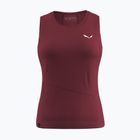 Női Salewa Puez Puez Sporty Dry Tank trekking felső syrah