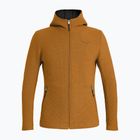 Férfi trekking pulóver Salewa Sarner 2L Wool Fz Hoody aranybarna