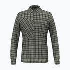 Férfi Salewa Fanes Flannel 5PL ing árnyék/sötét olajzöld