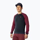 Férfi trekking hosszú ujjú felső DYNAFIT Speed Polartec burgundy