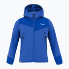 Gyerek trekking pulóver Salewa Agner Melange PL FZ Hoody electric