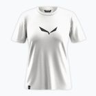 Női póló Salewa Solid Dry white new logo