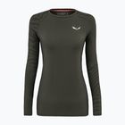Női termoaktív pulóver Salewa Cristallo Warm AMR dark olive