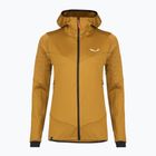 Női trekking pulóver Salewa Sella Crevasse Hd golden brown