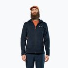 Férfi polárpulóver Salewa Puez Rocca Polarlite Hood navy blazer