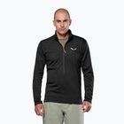 Férfi trekking pulóver Salewa Puez Cammio Polarlite Half Zip Black Out