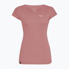 Női póló Salewa Puez Melange Dry desert pink melange
