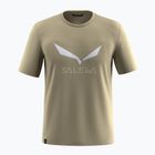 Férfi póló Salewa Solidlogo Dry quicksand