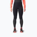 Női futóleggings DYNAFIT Trail Reflective black out