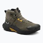 Férfi túracipő Salewa Pedroc 2 Leather Mid PTX faded green/dark olive