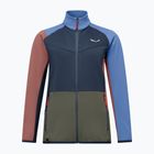Női túra pulóver Salewa Puez Cammio PL Blueberry/Multi