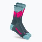 Zokni DYNAFIT Traverse Crew cinder pink glo/6070