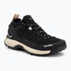 Női túracipő Salewa Puez 2 Knit Powertex black/black
