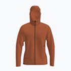 Férfi trekking pulóver Salewa Puez Rocca Polarlite Hood Bombay Brown
