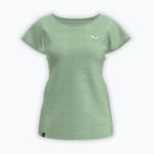 Női trekking póló Salewa Puez Melange Dry pastel green melange