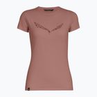 Női póló Salewa Solid Dry desert pink