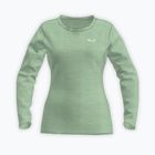 Női túra hosszú ujjú póló Salewa Puez Melange Dry pastel green melange