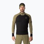 Férfi futópulóver Dynafit Alpine LS 1/2 Zip Tee military green/0910