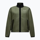Női polár pulóver Salewa Fanes Full Zip Faded Green