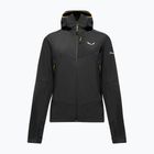 Női polár pulóver Salewa Ortles Fleece Pro Hooded Black Out